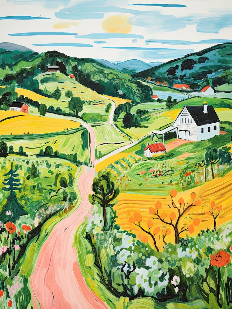 Blackberry Farm   Walland, Tennessee   Resort Storybook Illustration 4