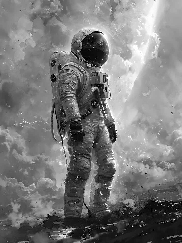 Astronaut In Space 4