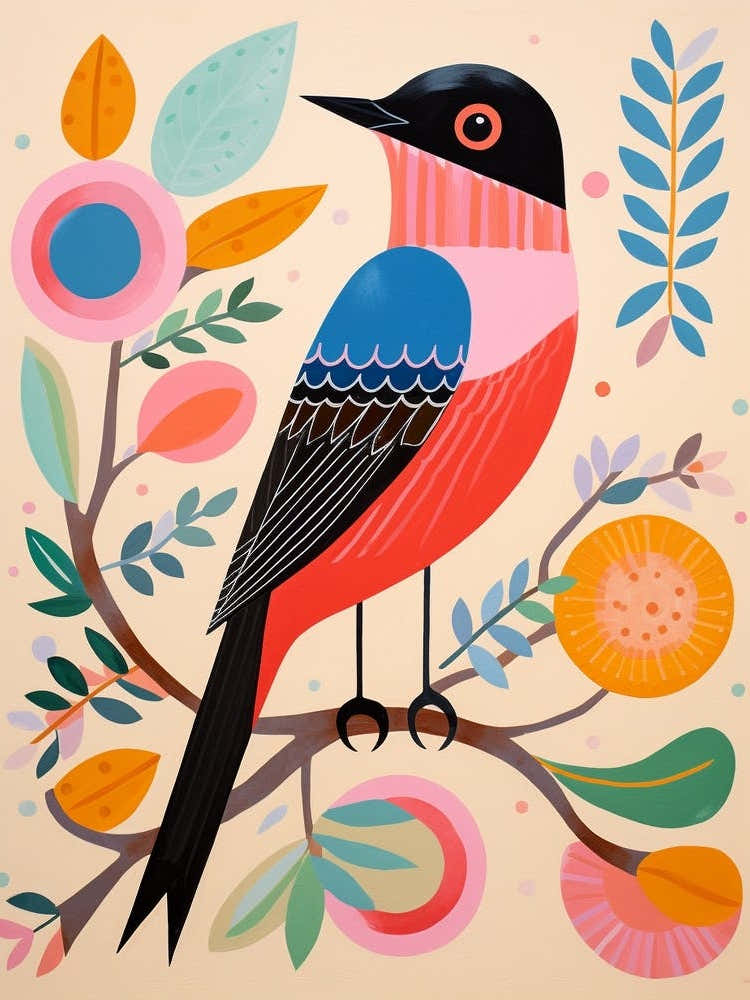 Pink Scandi Swallow 4