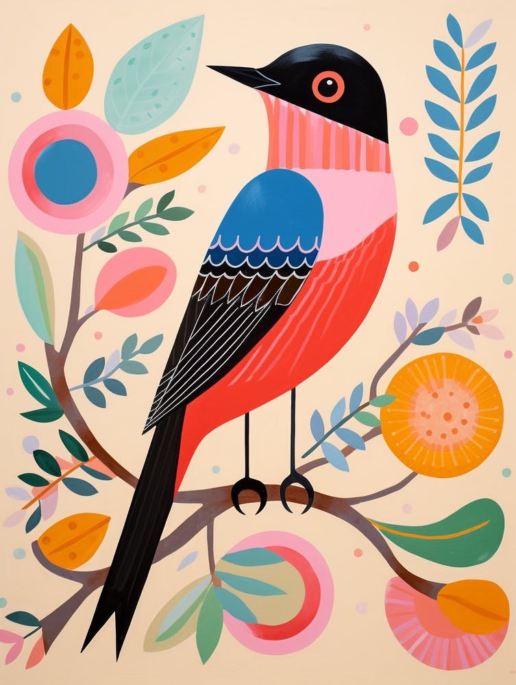 Pink Scandi Swallow 4