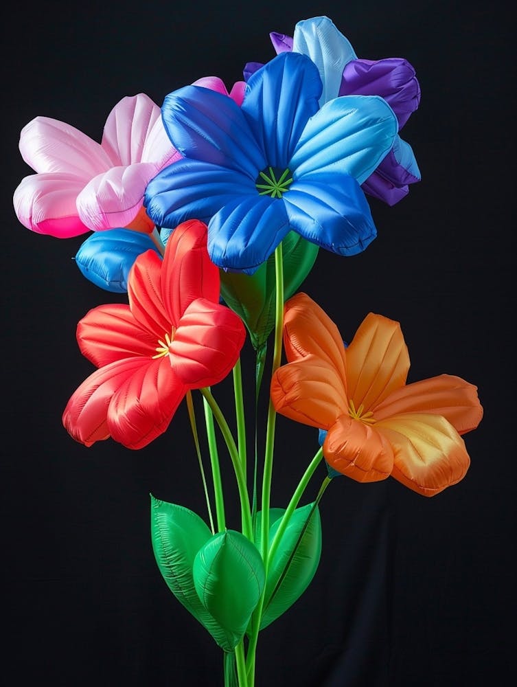 Bright Inflatable Flowers Love In A Mist Nigella 3