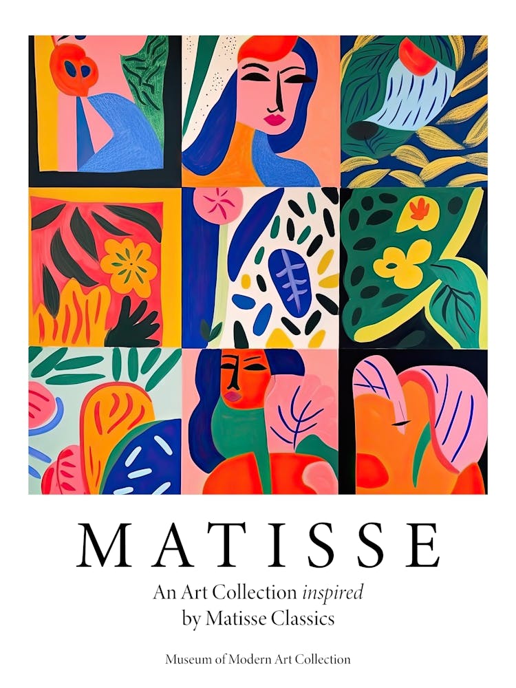 Botanical Study, The Matisse Inspired Art Collection Poster