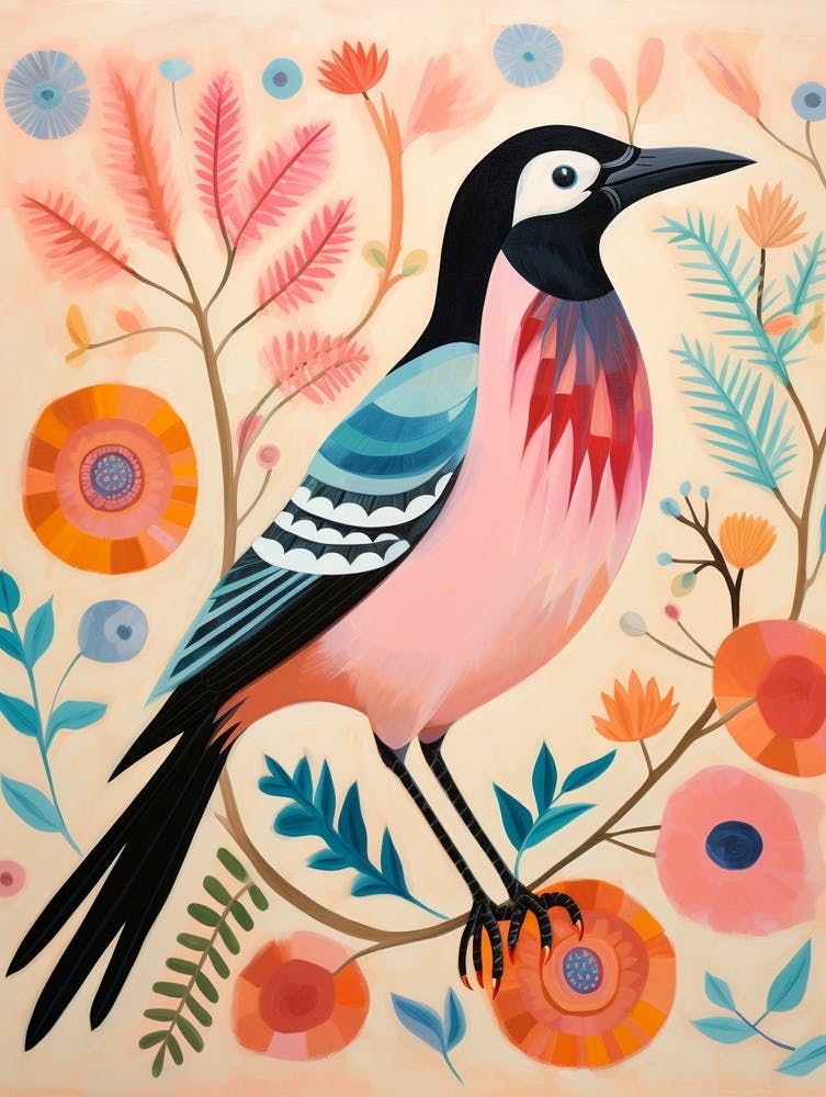 Pink Scandi Magpie 3