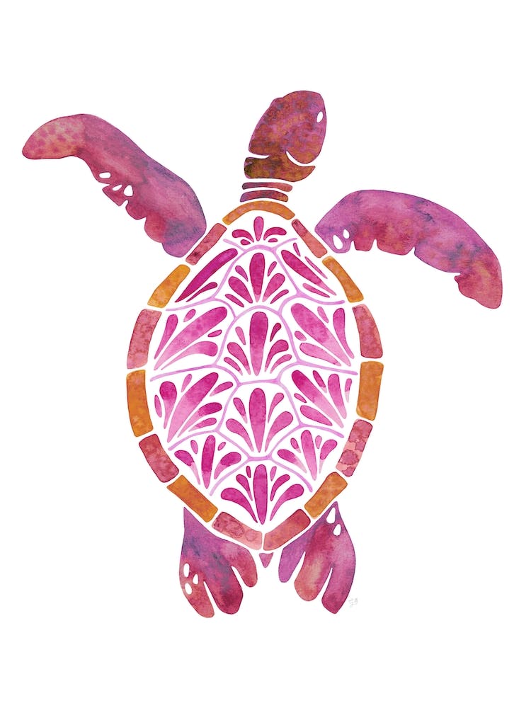 Sea Turtle Pink
