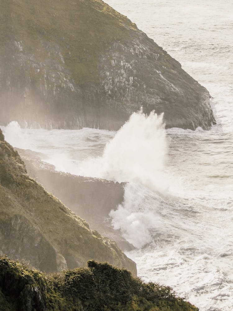 California Cliffside Waves