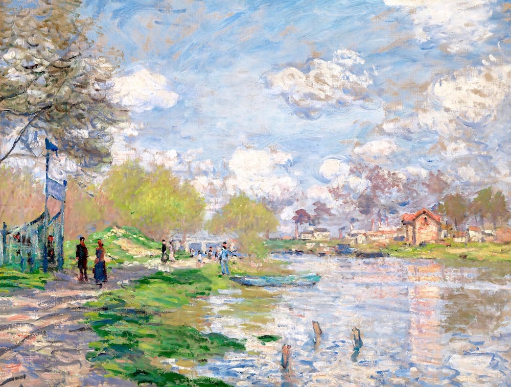 Claude Monet - At The Seine