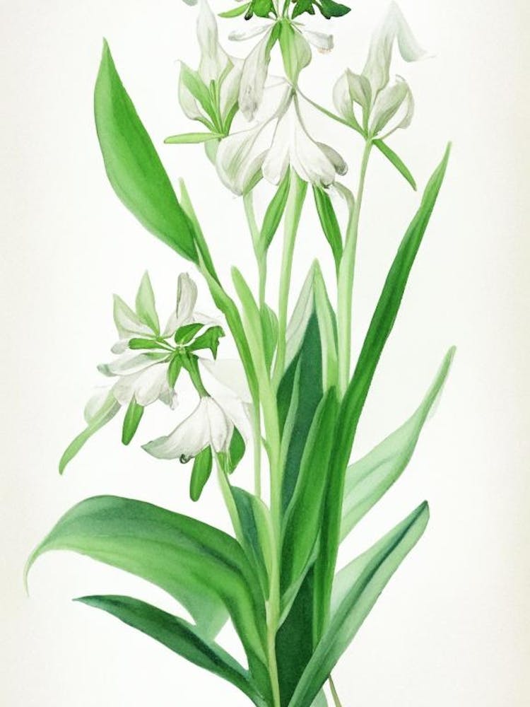 Solomon's Seal Wildflower Watercolour 2