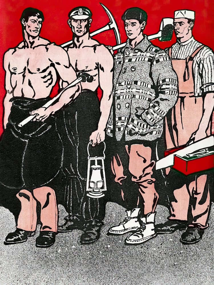Labor Workers Illustration, Edward Penfield