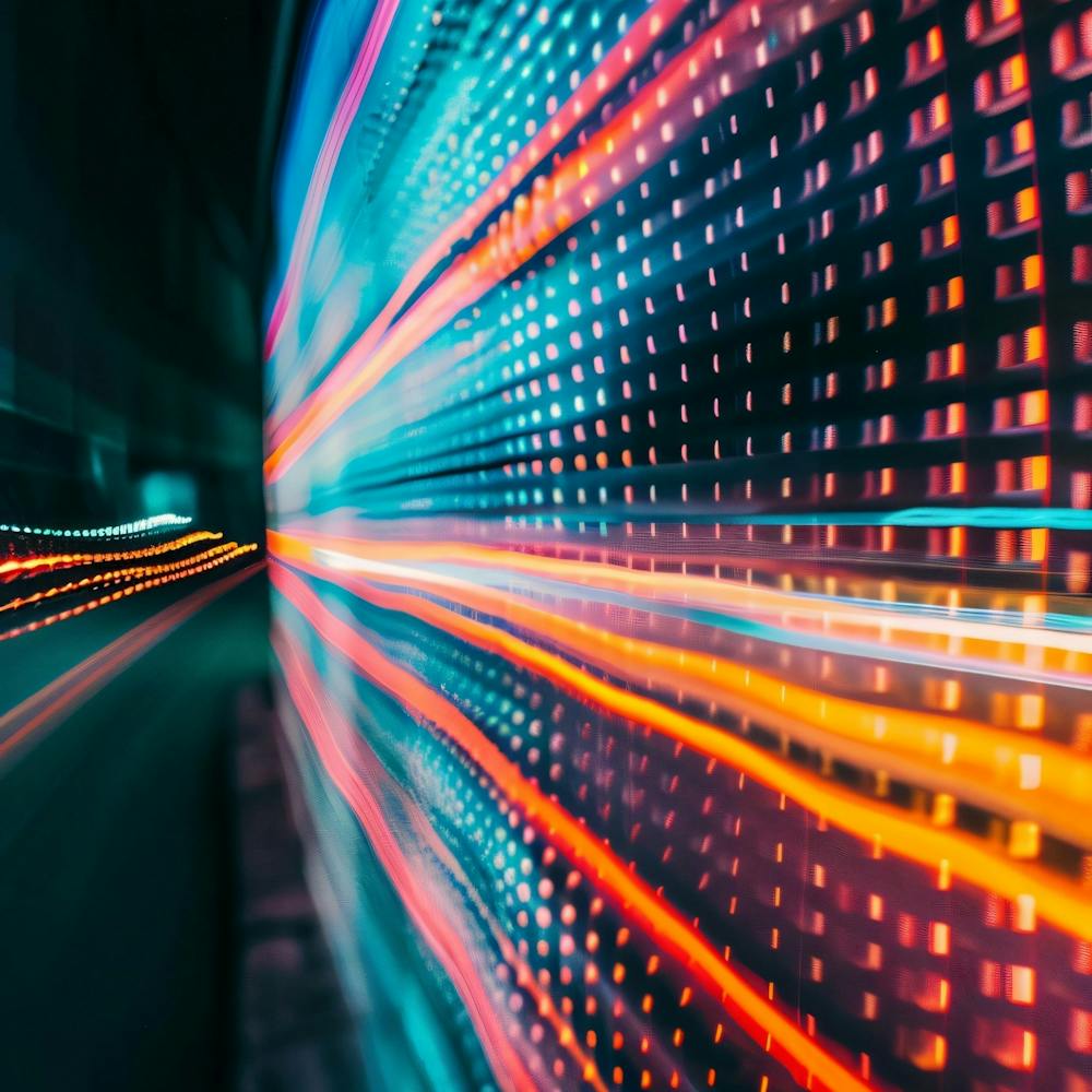 Abstract Light Trail