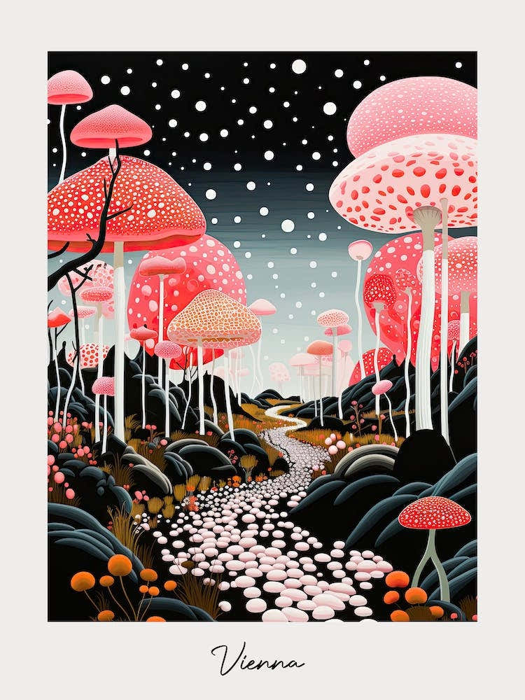 Poster Of Vienna, Illustration In The Style Of Pop Art 3