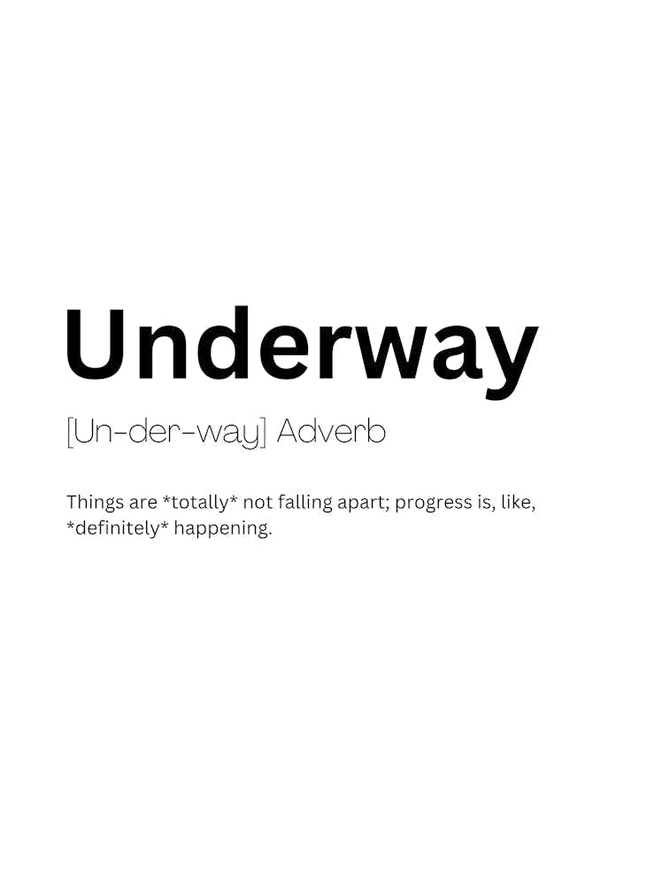 Underway Definition Meaning