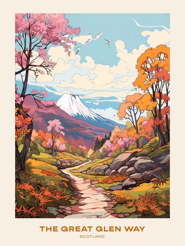 The Great Glen Way Scotland 2 Hike Poster