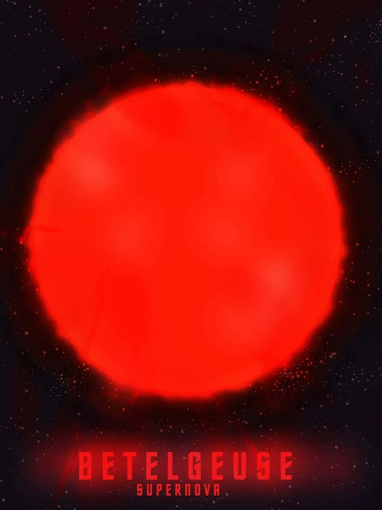 Betelgeuse Supernova Space Art
