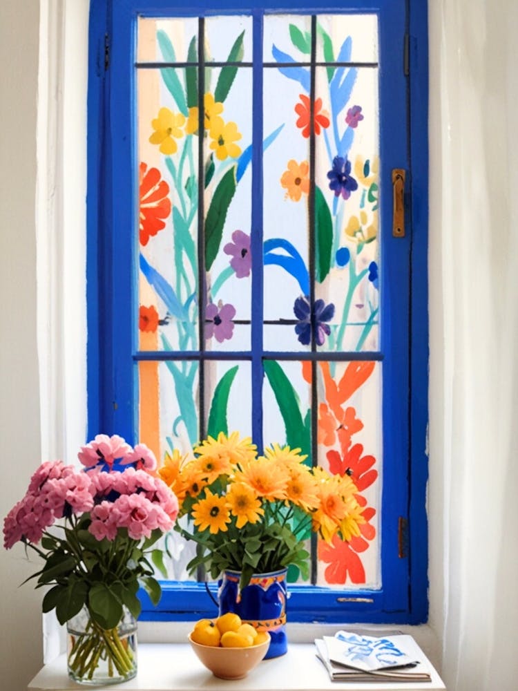 Window With Flowers