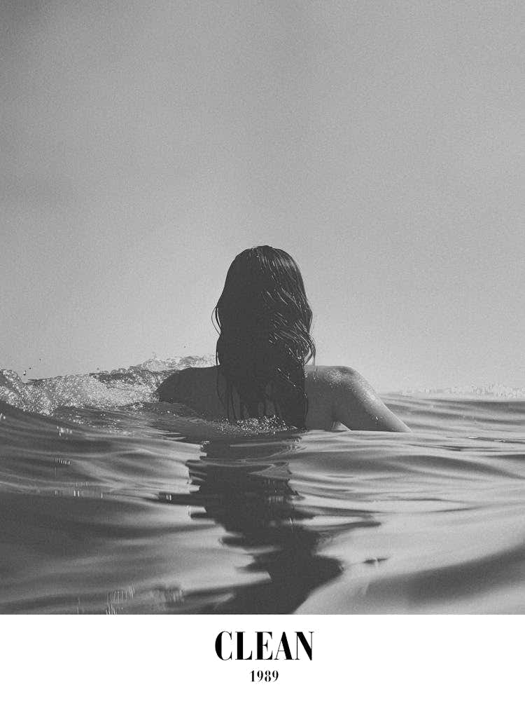 Taylor Swift Clean 1989 Swifie Merch Black And White