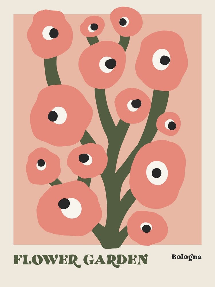 Flower Garden Bologna Pink