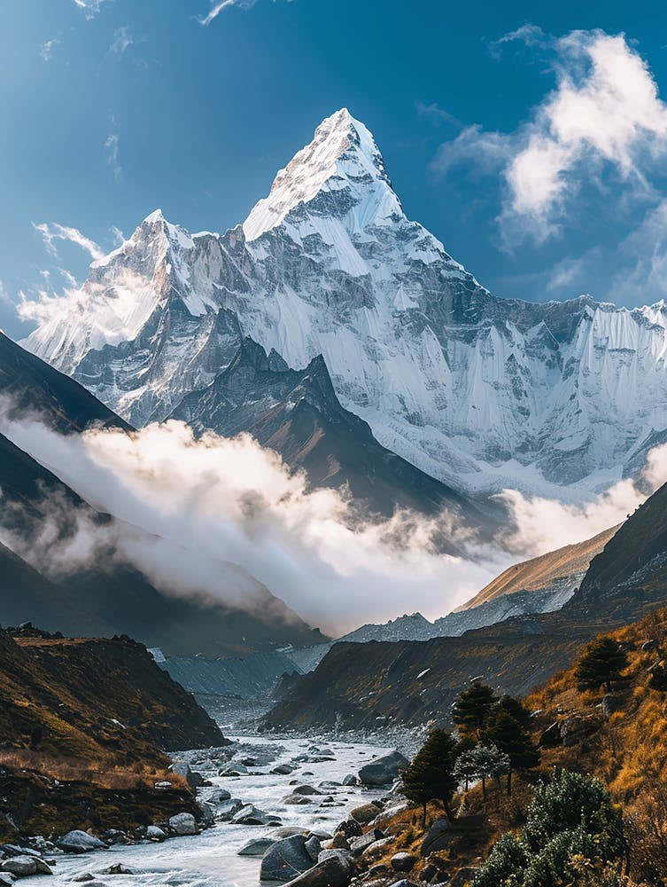 Everest Mountain In Nepal