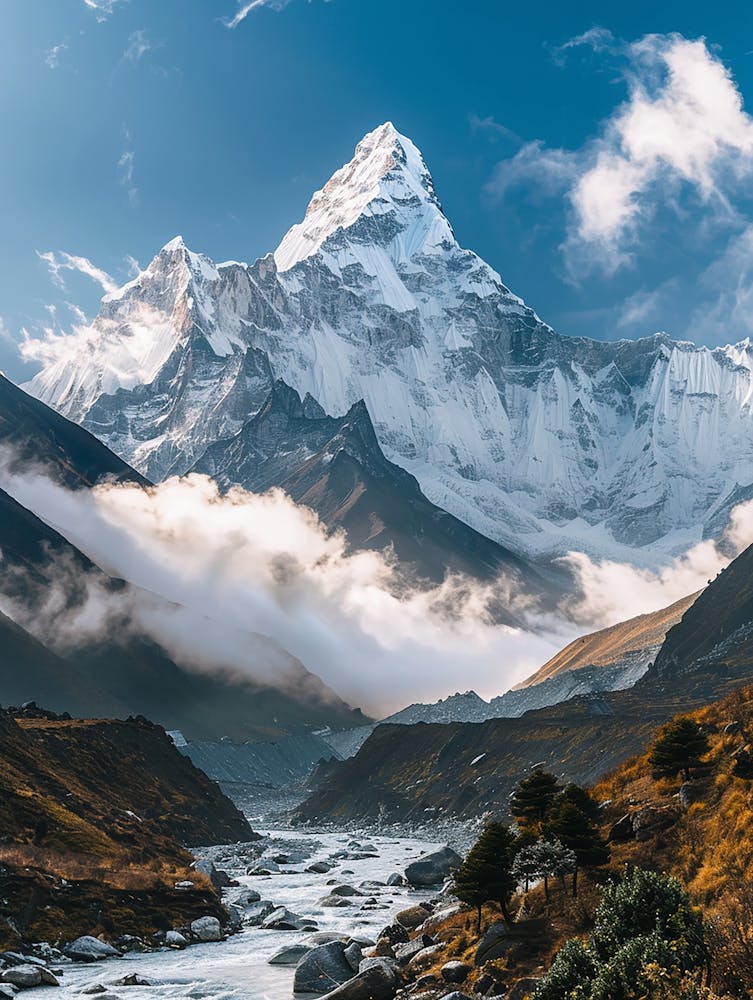Everest Mountain In Nepal