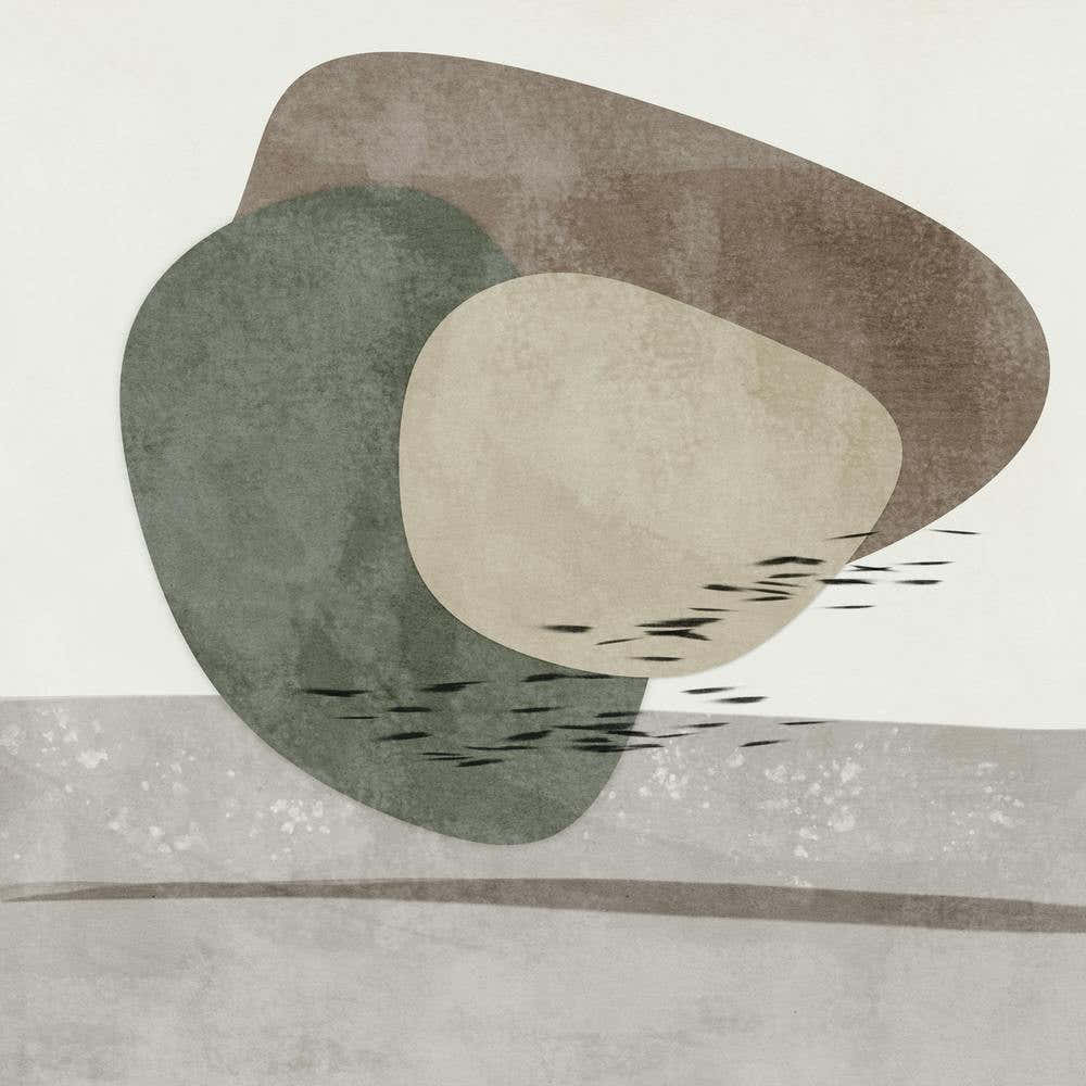 Abstract Painting With Texture