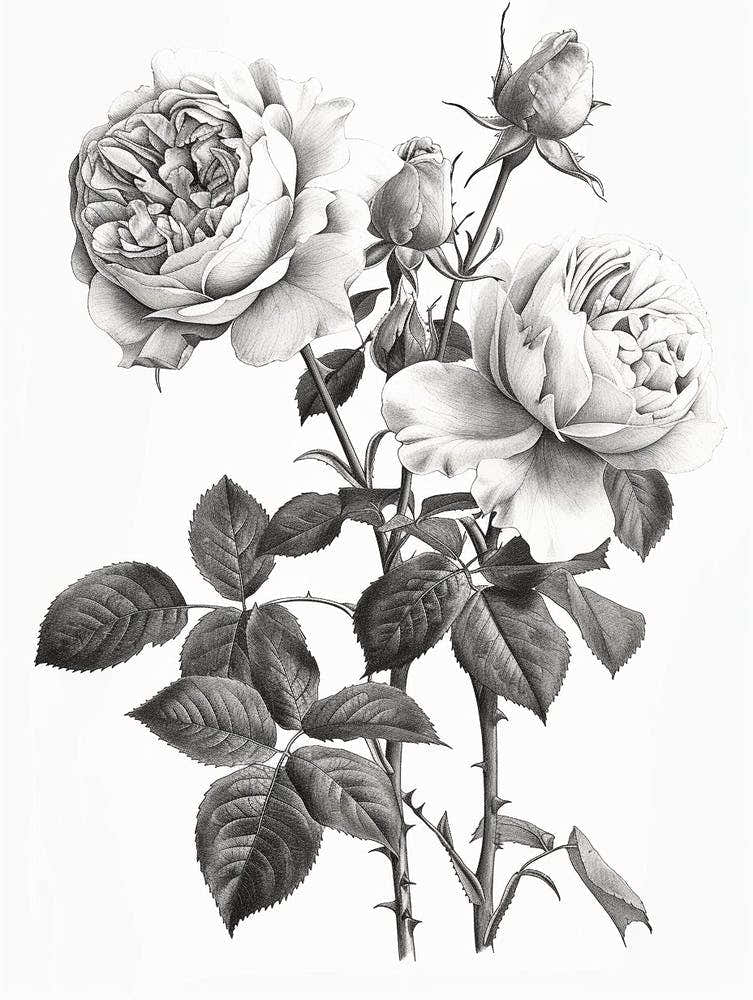 Roses Sketch 23