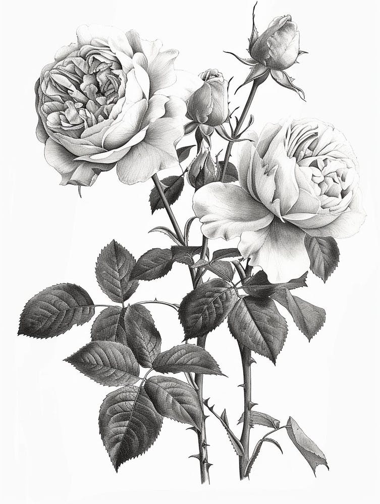 Roses Sketch 23