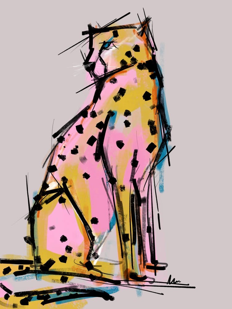 Vibrant  Cheetah
