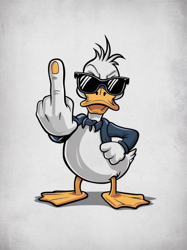 Duck With Sunglasses