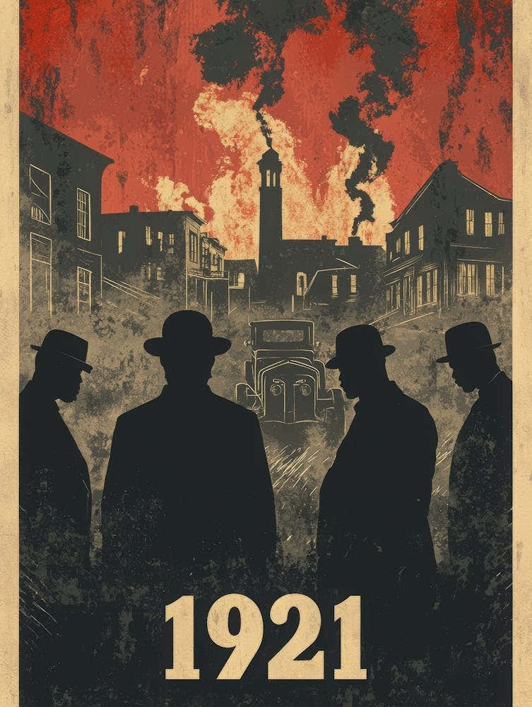 Aihrgdesign A Vintage Commemorative Poster For The Tulsa Race B0485c04 Bdb4 4edd B896 7793a95604c9 2