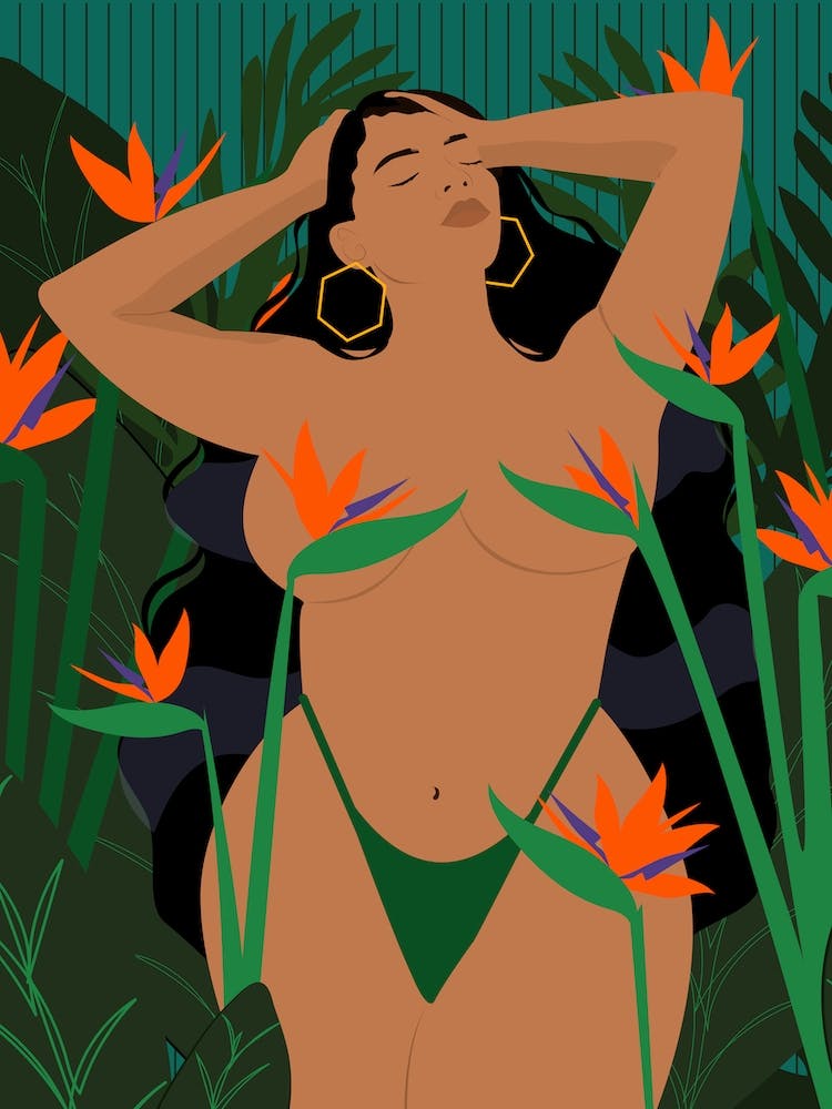 Bird Of Paradise Green