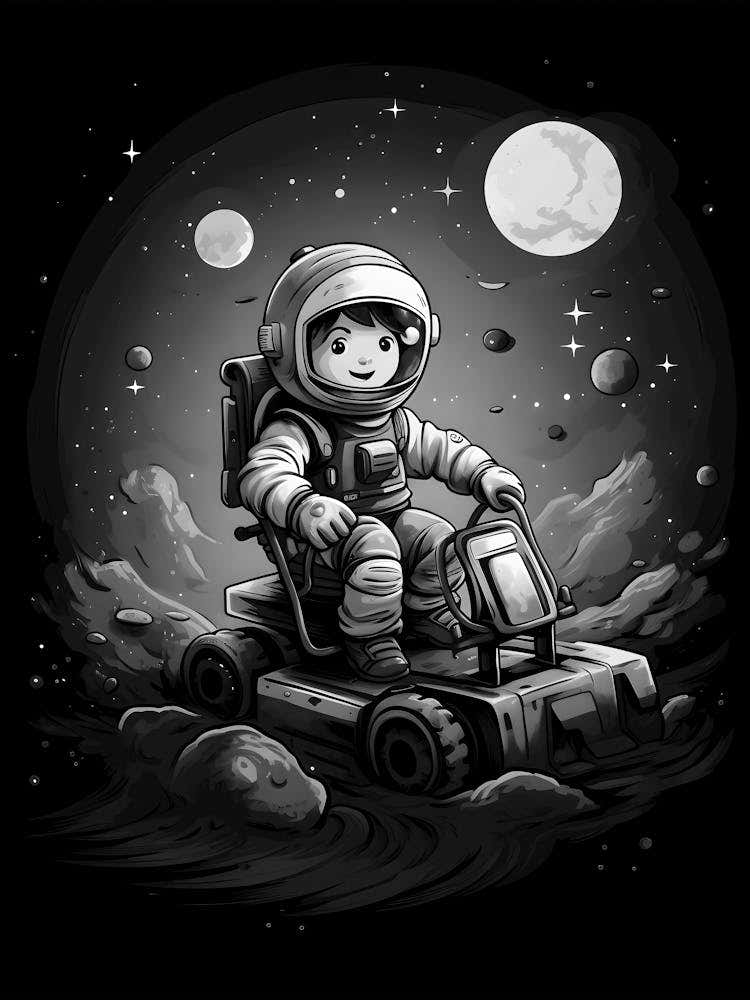 Astronaut In Space 9