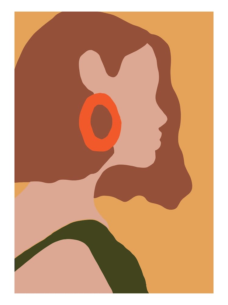 Autumn Amber Abstract