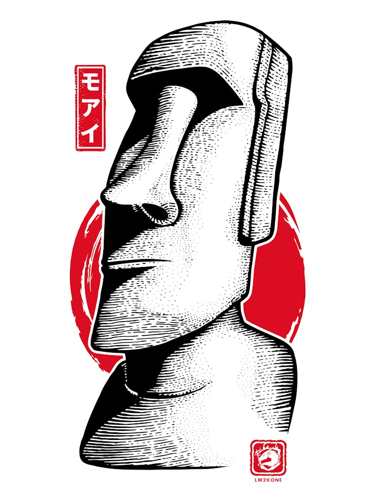 Japan Moai Meme