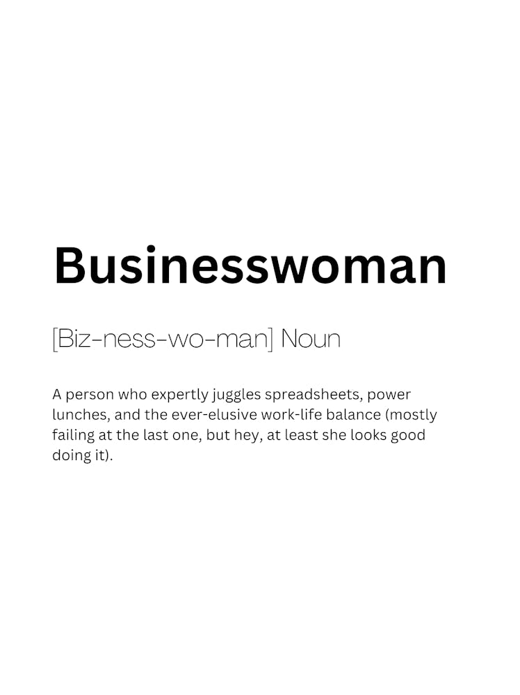 Businesswoman Definition Meaning