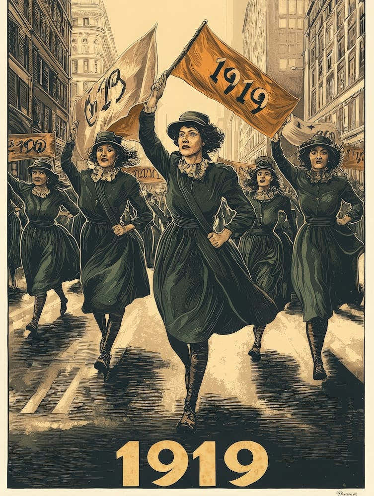 Aihrgdesign A Vintage Activist Poster Celebrating Womens Suff 286785a1 4c2f 43db A656 A58954ee848a 1