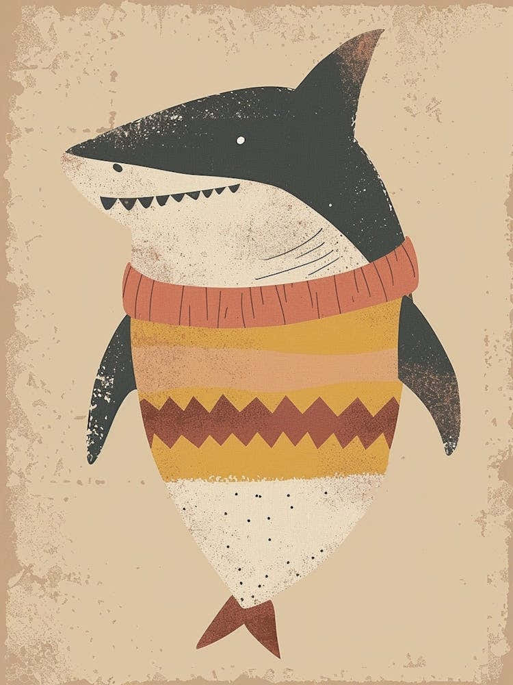 Shark In A Woolly Jumper