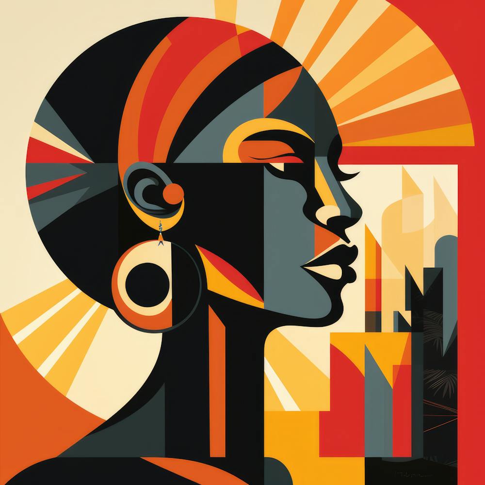 Bauhaus Jamaican Woman 01