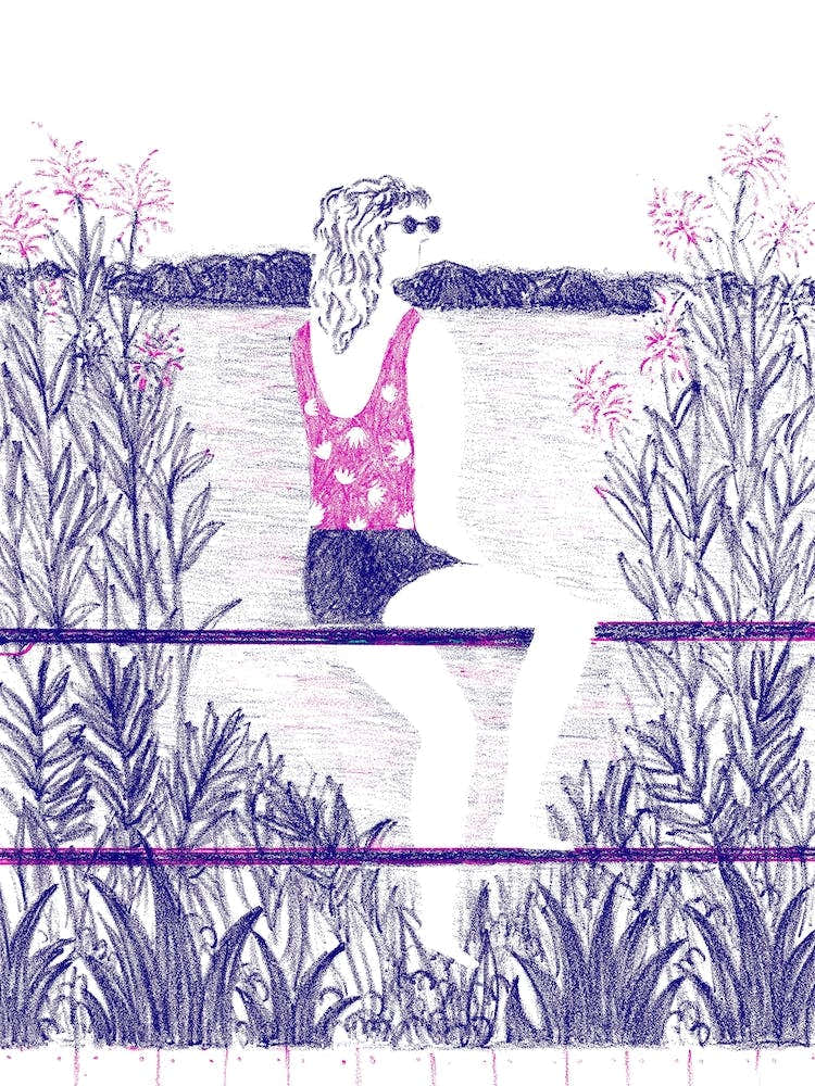 Chilling By The Lake