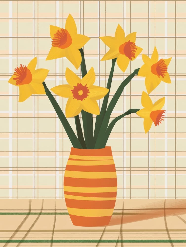 Daffodils In A Vase 9