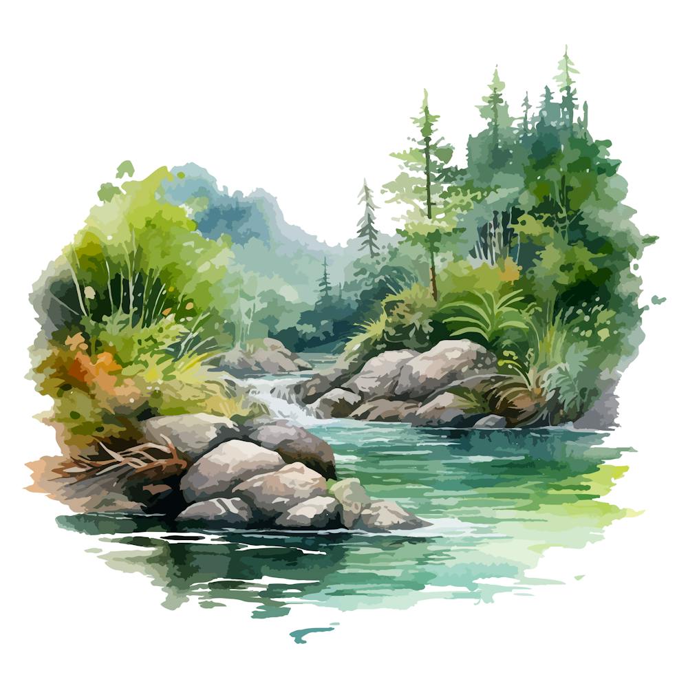 Watercolor Landscape 3
