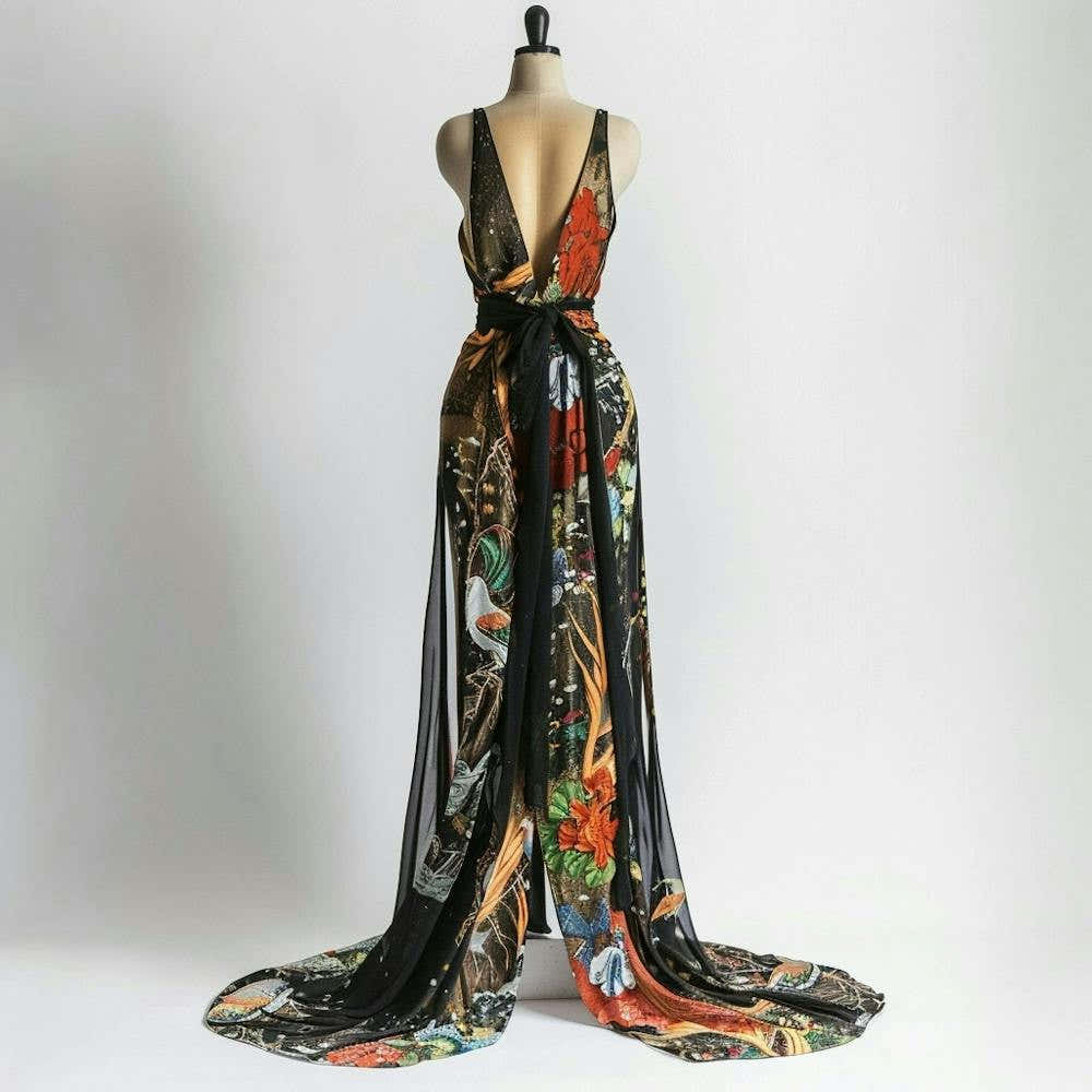 Woman In A Black Dress