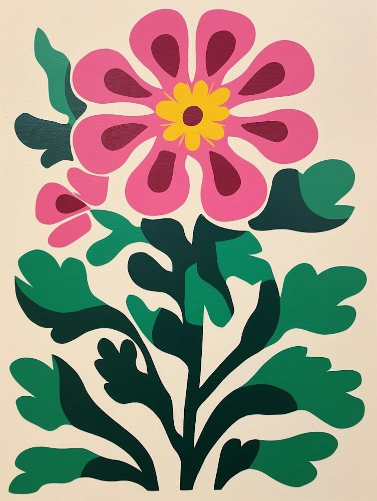 Cut Out Style Flower Art Veronica Flower 5