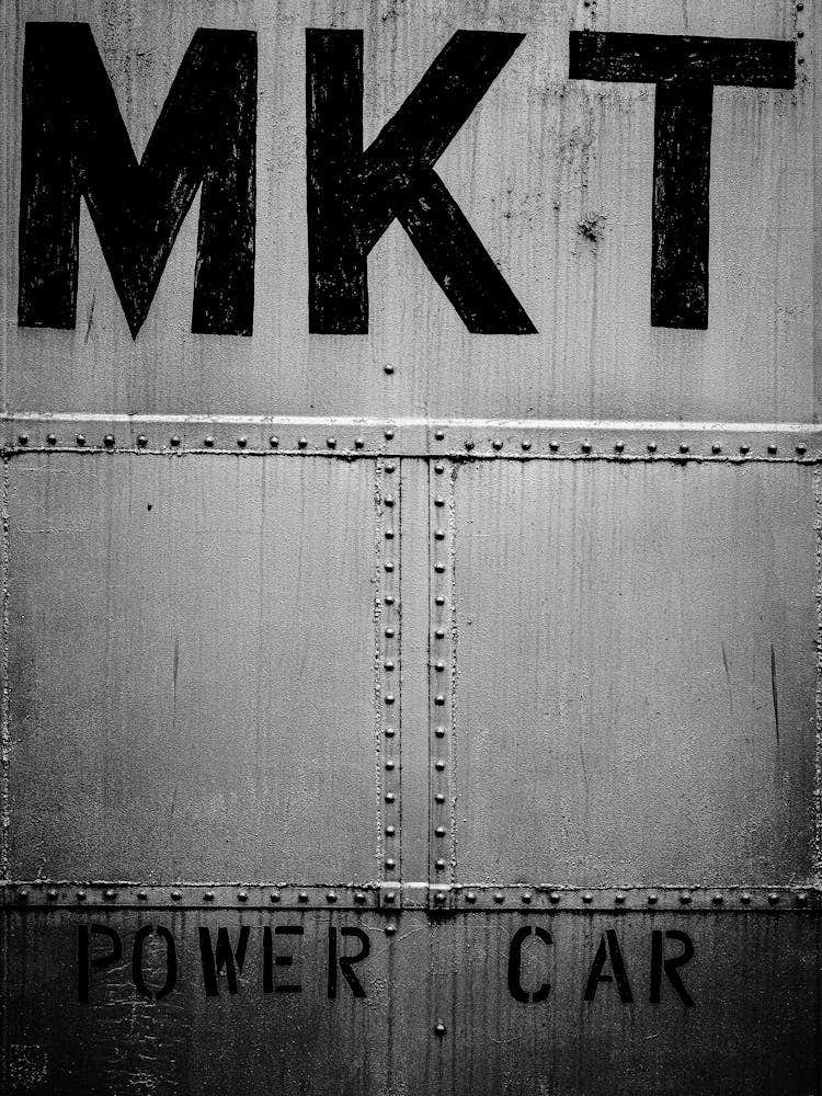MKT power car Black & White
