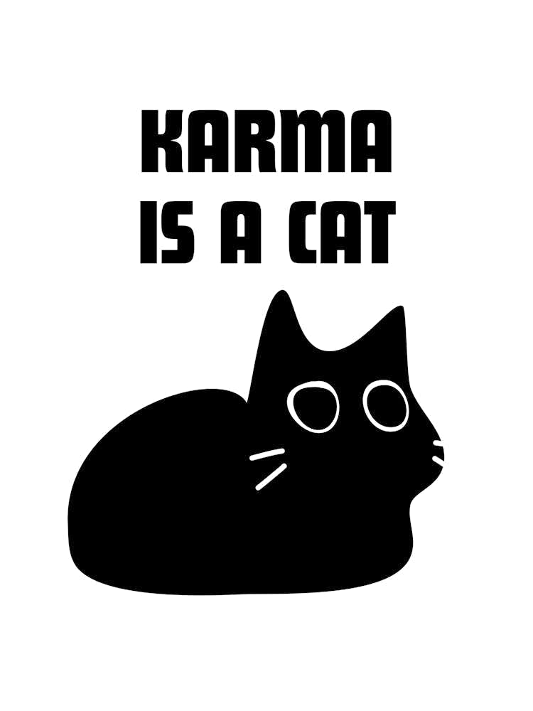 Karma Is A Cat Black Kitten Taylor Swift