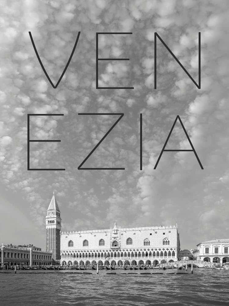 Mark's Campanile And Doge's Palace In Venice