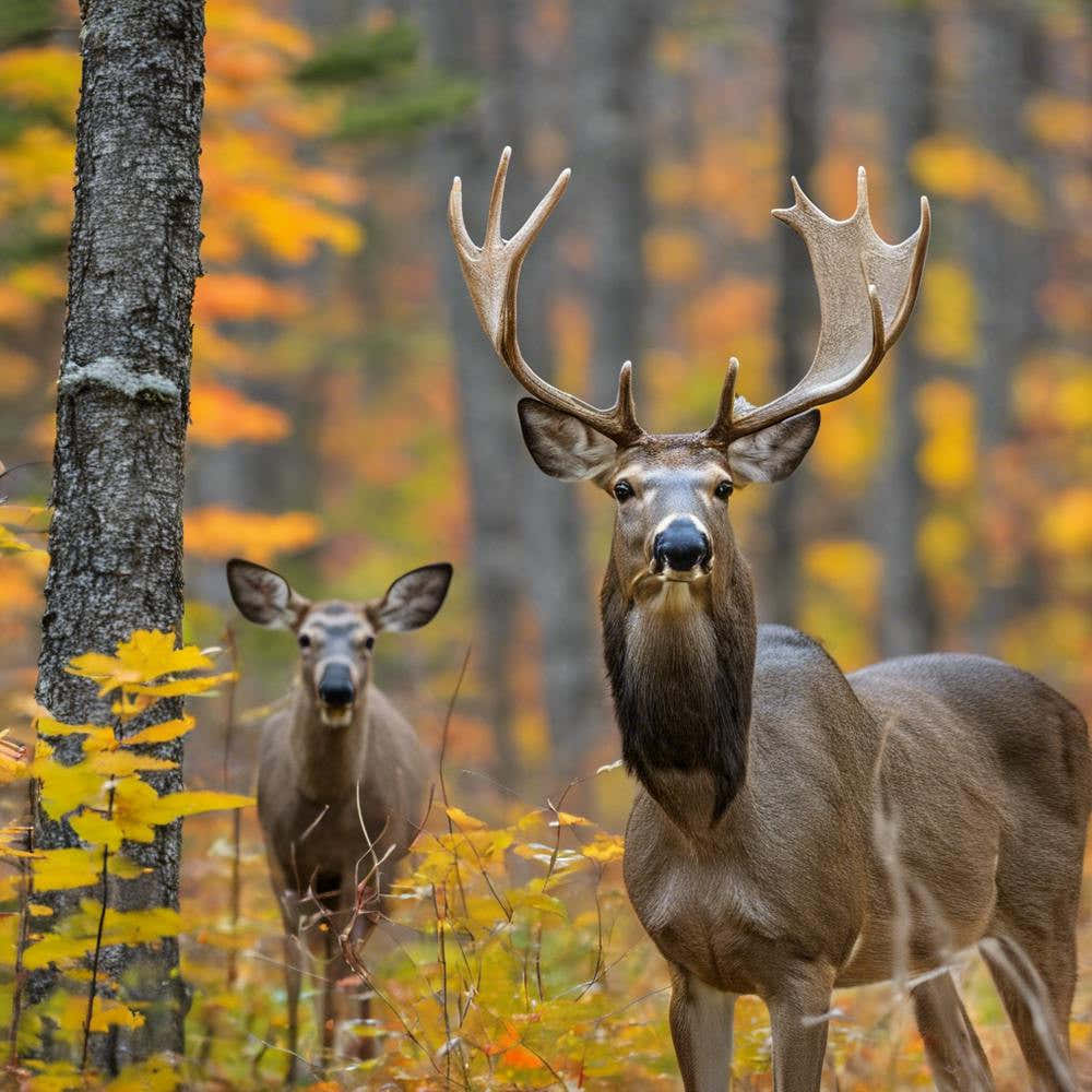Deer In The Woods 1
