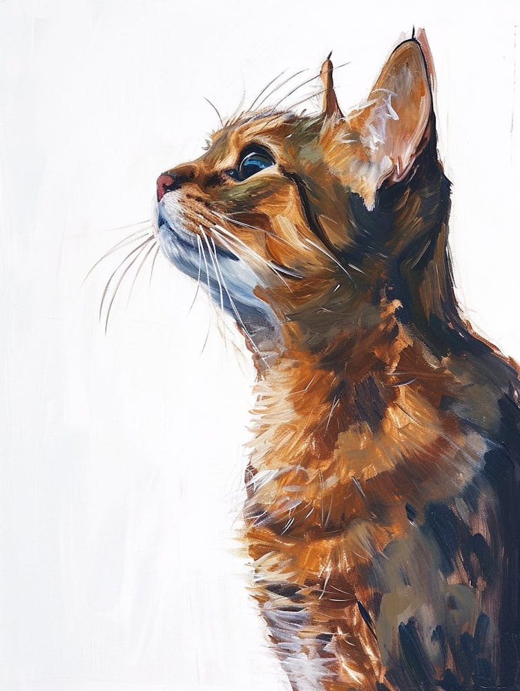 Manx Cat Painting 1