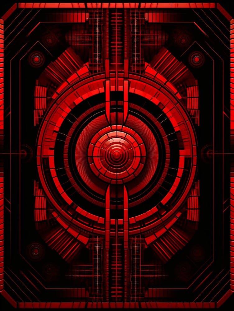 Kinetic Abstract Geometric 6