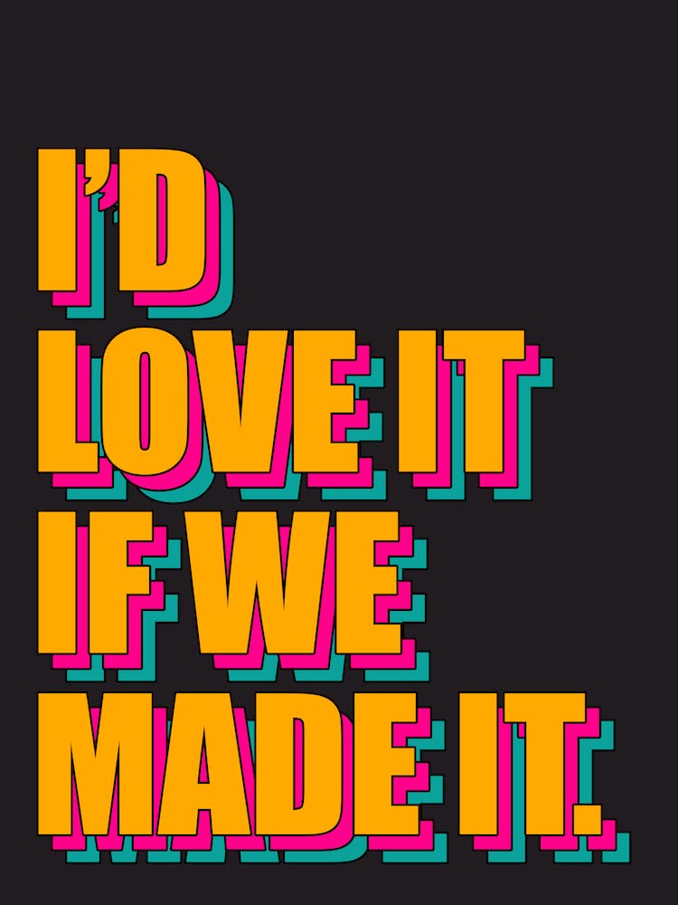 The 1975 Love It If We Made It Black Yellow Print
