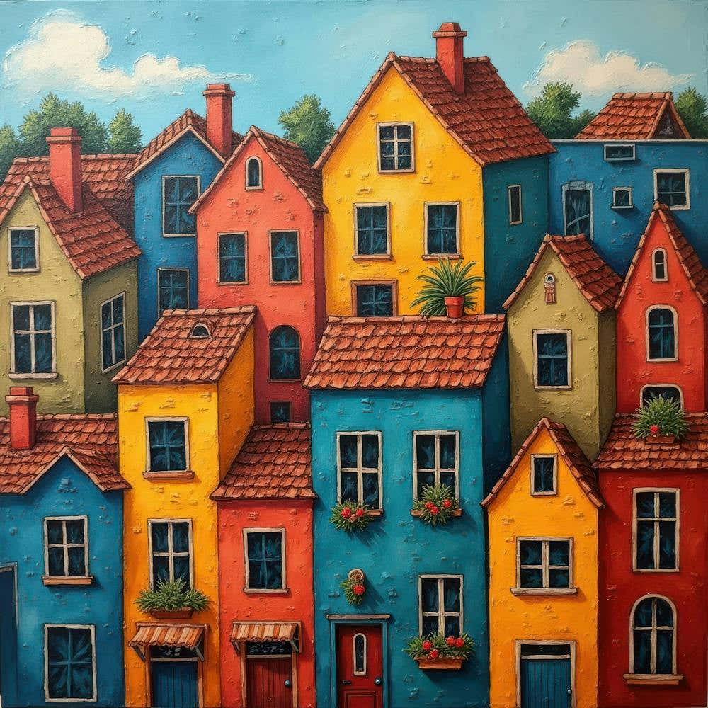Colorful Houses 6