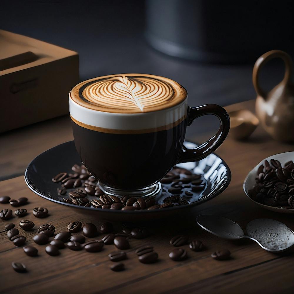 4k photo of a coffe